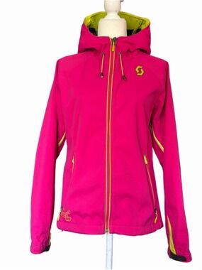 Women's Scott Ski Jacket Size S (4-5) Pink and Lime Green